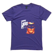 Purple Hero Shirts - Men's Staple Premium Regular Fit T Shirt by 'As Colour '